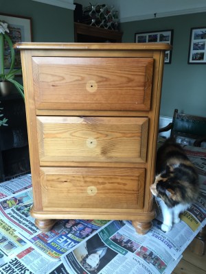 Upcycled nursery drawers