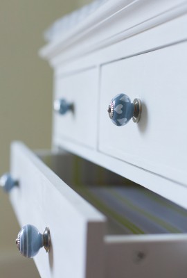 Upcycled nursery drawers