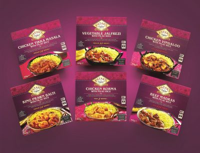 Pataks frozen curry selection