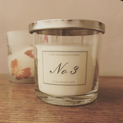 Aldi Pomegranate Noir candle