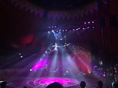 Acrobatics at Gandeys Circus