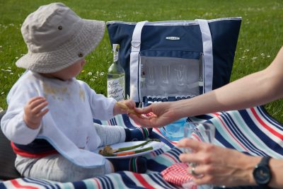 Tall Boy enjoying a picnic