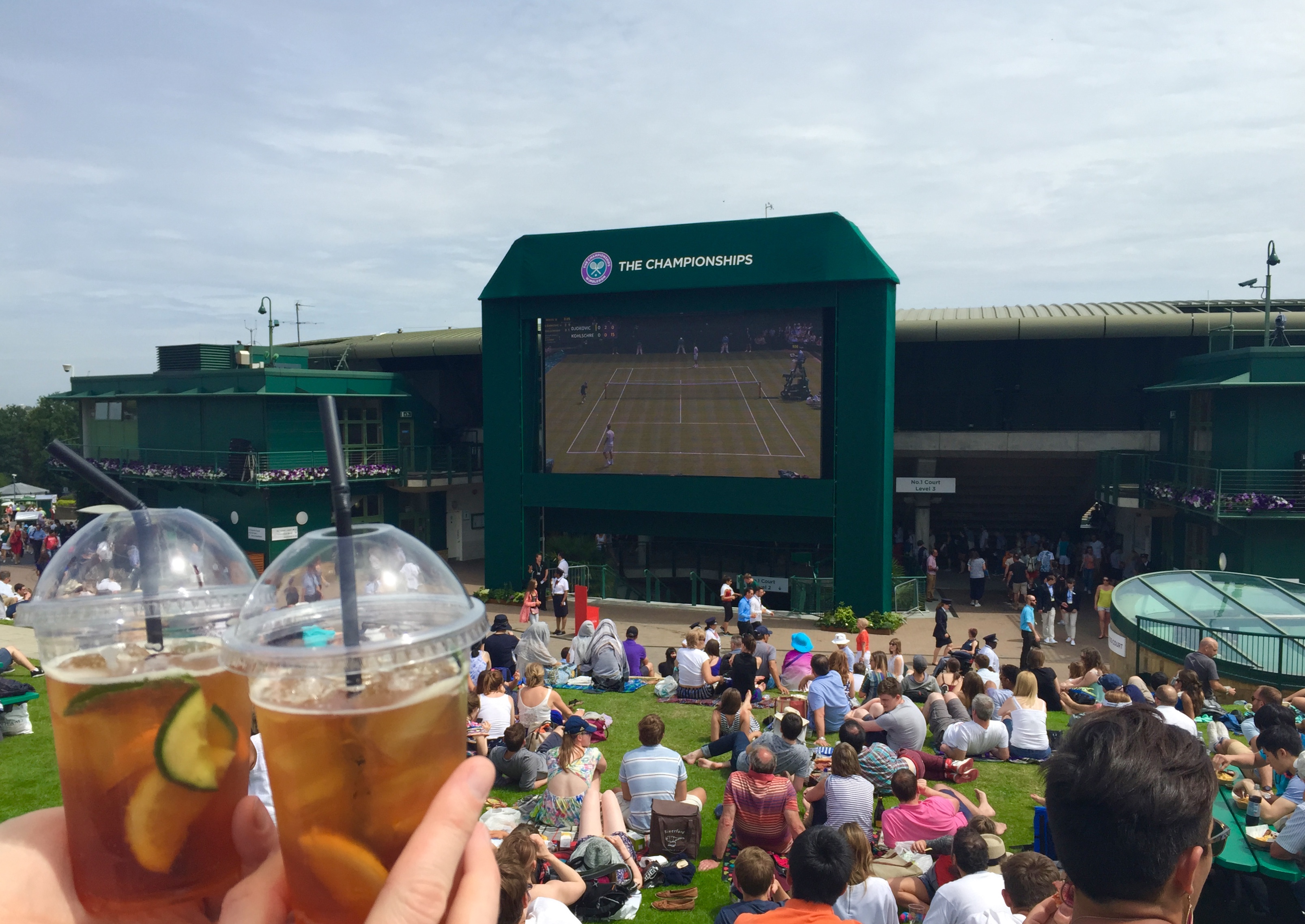 Pimm's on Henman Hill