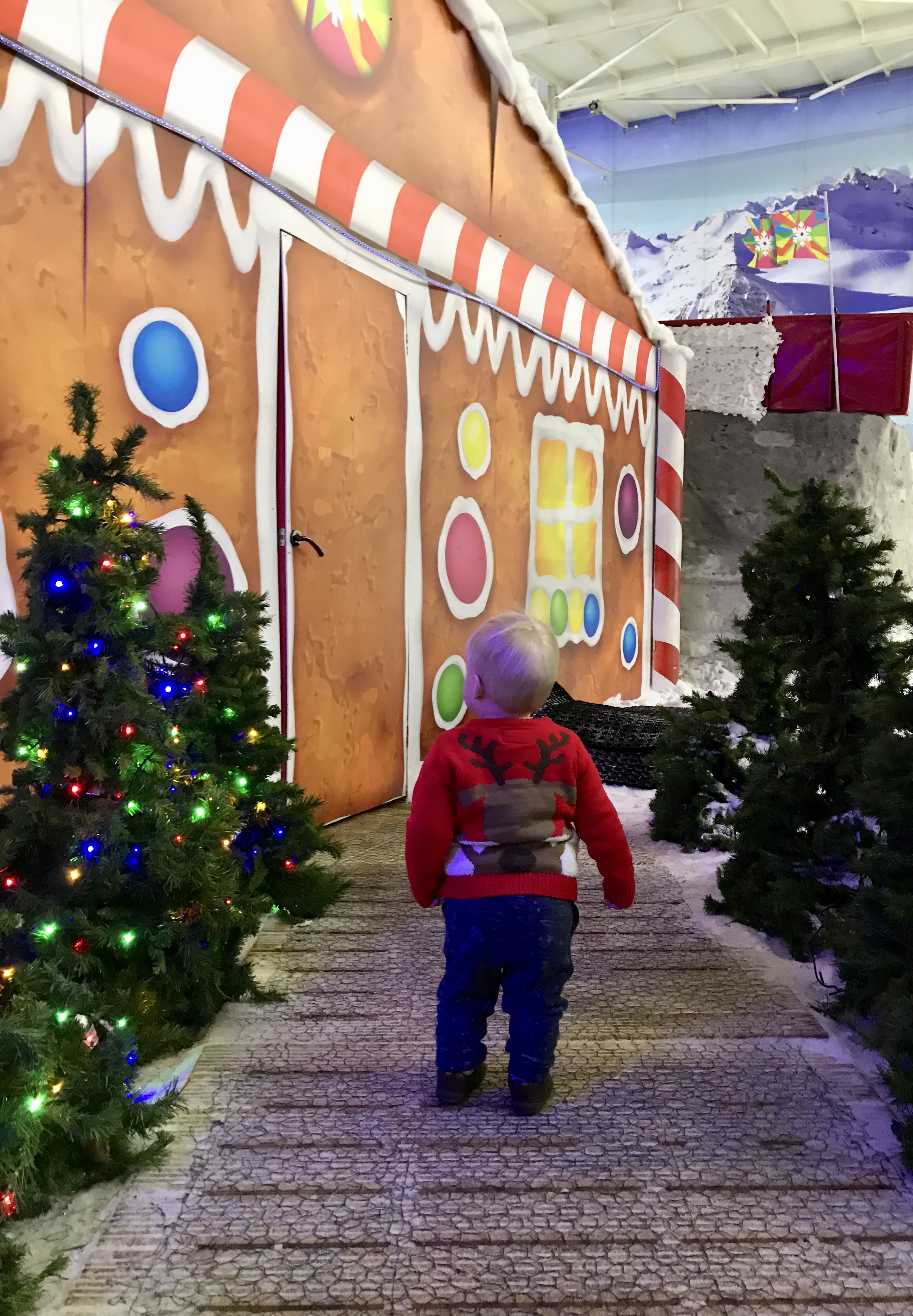 The road to Santa's Grotto