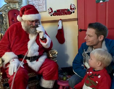 Putting in our order with the big man