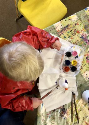 Painting at Martin Mere