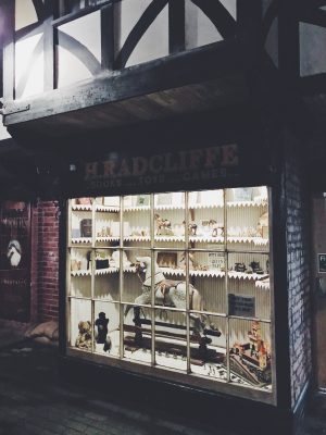 The toy shop at Lark Hill Place, Salford Museum