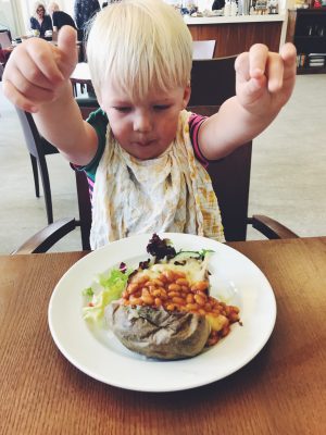 Jacket potato lunch at Salford Museum