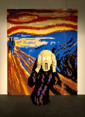 The Scream in Lego