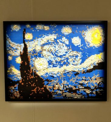 Starry Night in Lego